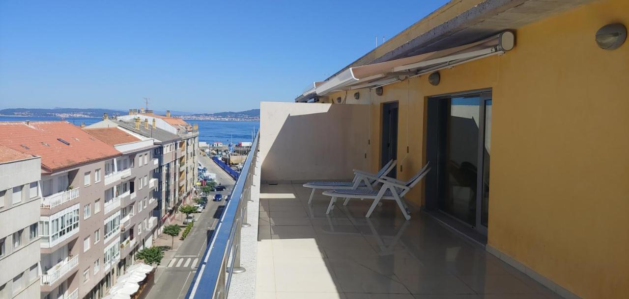 Atico Exclusivo Bueu Centro, 50M Playa Lägenhet Exteriör bild